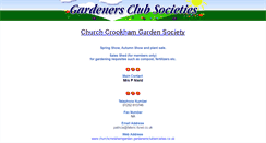 Desktop Screenshot of churchcrookhamgarden.gardenersclubsocieties.co.uk