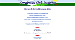 Desktop Screenshot of havantfuchsia.gardenersclubsocieties.co.uk
