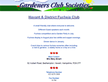 Tablet Screenshot of havantfuchsia.gardenersclubsocieties.co.uk